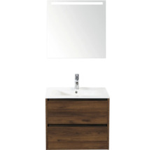 Meuble-lavabo avec miroir et meuble sous-lavabo