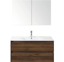 Meuble sous-lavabo avec miroir