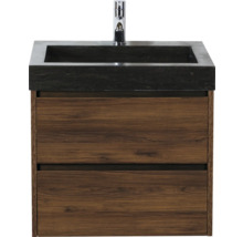 Meuble sous-lavabo avec deux tiroirs et lavabo