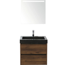 Combinaison de lavabo avec miroir et meuble sous-vasque