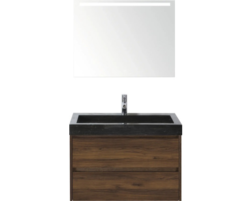 Ensemble de meuble-lavabo avec miroir et meuble sous-vasque