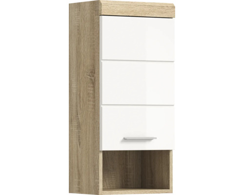 Armoire suspendue Lambada lxhxp 37x79x24 cm couleur de façade blanc haute brillance Armoire suspendue Lambada lxhxp 37x79x24 cm couleur de façade blanc haute brillance