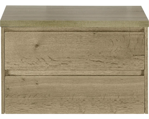 Meuble sous-lavabo avec deux tiroirs