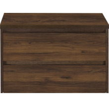 Meuble sous-vasque en bois avec deux tiroirs