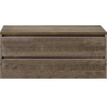 Commode avec quatre tiroirs aspect bois