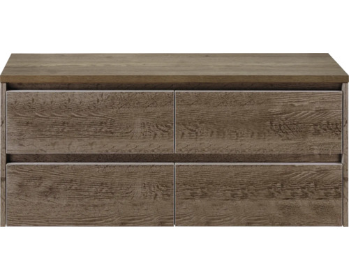 Commode avec quatre tiroirs aspect bois