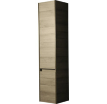 Armoire haute avec deux portes au design bois