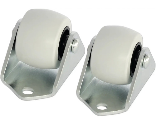 Roulettes pour StyleBox Biohort 20 cm gris Deux roulettes pivotantes pour meubles avec boîtier en acier