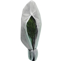 Housse de protection pour plantes avec fermeture éclair sur une plante