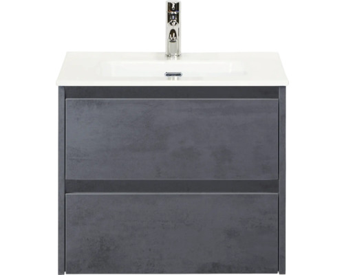 Meuble sous-lavabo avec lavabo et robinet