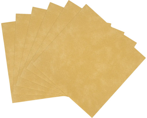 Plusieurs feuilles de papier abrasif