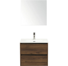 Waschtischunterschrank mit Waschbecken und Spiegel für das Badezimmer