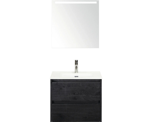 Ensemble meuble-lavabo avec miroir et meuble sous-vasque