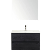 Combinaison de meuble-lavabo avec lavabo et miroir pour la salle de bain