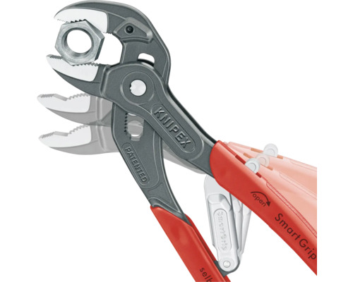 Knipex SmartGrip Wasserpumpenzange mit Mutter
