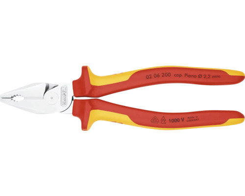 Pince universelle Knipex, adaptée aux fils fins