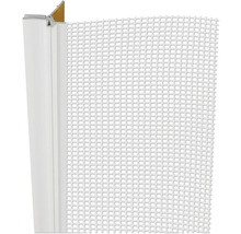 Baumit Anputzdichtleiste Roma Hart-und Weich-PVC selbstklebend mit Gewebe (12,5 mm) für Vorbaurollläden 2400 x 9,5 mm