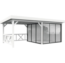 Holz Pavillon mit Schiebetüren