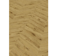 Pose de parquet clair en chevrons