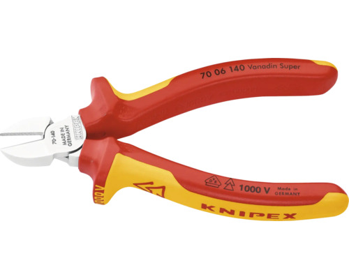 Knipex pince coupante de côté avec manche multicomposant