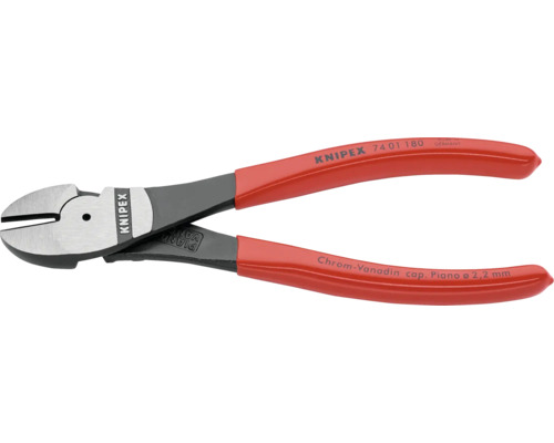 Knipex Pince coupante de côté avec poignées rouges