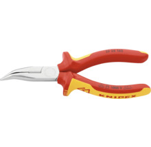 Knipex Spitzzange mit abgewinkeltem Kopf und isolierten Griffen