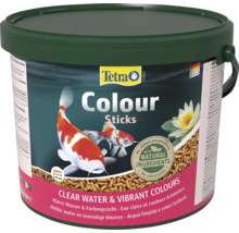 Tetra Pond granulés de couleur dans un seau