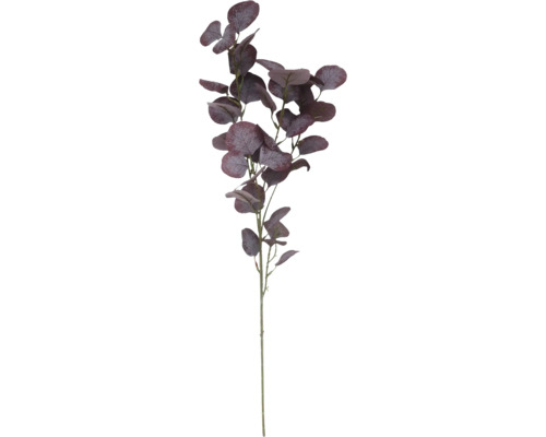 Fleur artificielle branche feuilles de pommier fibre synthétique métal h 89 cm marron Tige d''eucalyptus, fleur artificielle