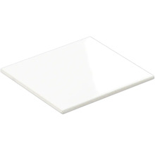 Weisse Keramikfliese