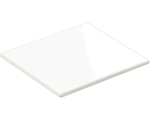 Weisse Keramikfliese