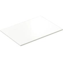 Weisse Kunststoffplatte