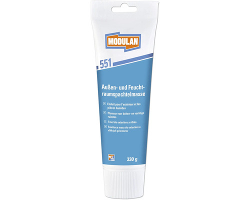 MODULAN 550 Mastic de rebouchage extérieur blanc 330 g