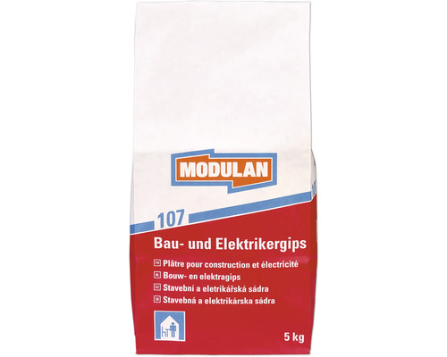 MODULAN 107 Bau- und Elektrikergips weiss 5 kg