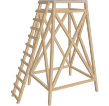 Hochsitz aus Holz mit Leiter