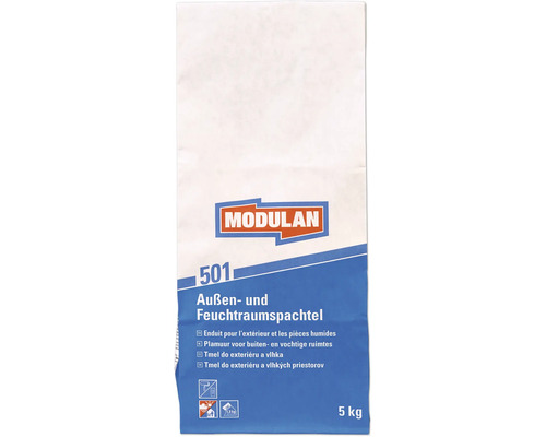 MODULAN 501 Aussen- und Feuchtraumspachtelmasse weiss 5 kg