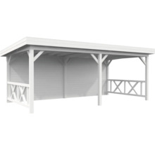 Holzcarport mit Flachdach