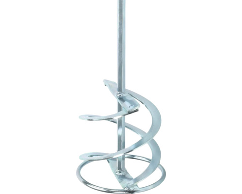 Agitateur hélicoïdal Akkit Ultra Ø 120 mm hexagonal Mélangeur en métal pour mortier et peinture