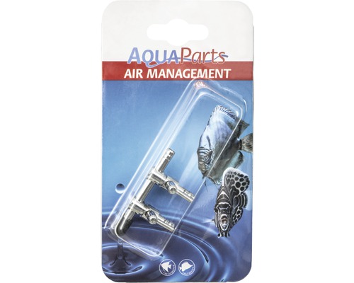 Robinet d'air double AquaParts métal