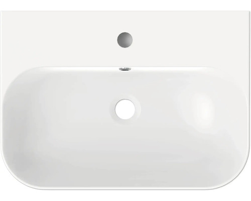 Vue de dessus d''un lavabo en céramique