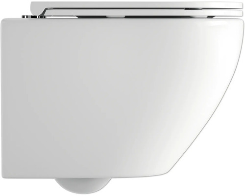 Wandhängendes WC mit Toilettendeckel