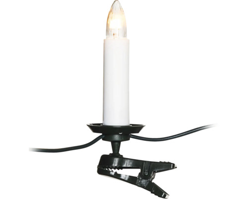 Guirlande lumineuse électrique avec bougies et pinces pour décoration de Noël