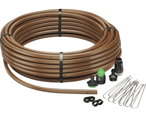 Tuyau d''arrosage goutte à goutte avec accessoires pour l''irrigation