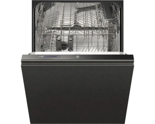 V-ZUG AdoraSpülen V2000 V Einbau Geschirrspüler vollintegrierbar 60 cm 4116200001 Geöffneter Geschirrspüler mit Geschirrkörben