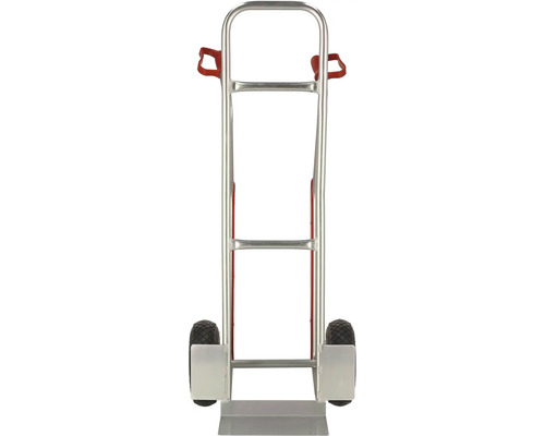 Diable en métal avec deux roues et poignées