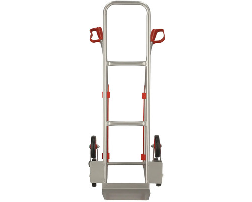 Diable en métal avec poignées et roues