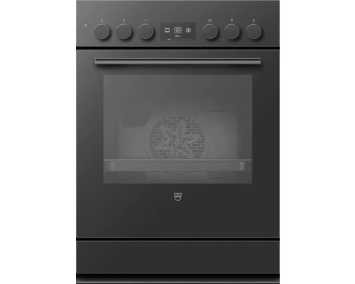 V-ZUG Combair V600 7UHC Einbau Herd mit Geräteschublade BxH 55x76.2 cm schwarz 2203400004 ZUG Backofen mit Bedienelementen und Sichtfenster