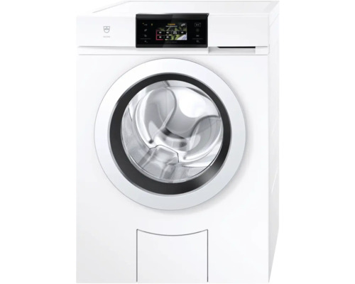Lave-linge V-ZUG AdoraWaschen V4000 capacité 8 kg 1600 t/min tirant droite 1104200001 Machine à laver avec écran et tambour en acier inoxydable