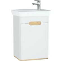 Waschtisch mit Waschbecken und Unterschrank im Badezimmer