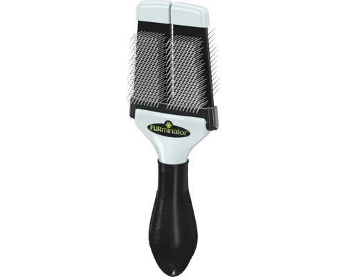 Brosse double brosse à épiler FURminator noire