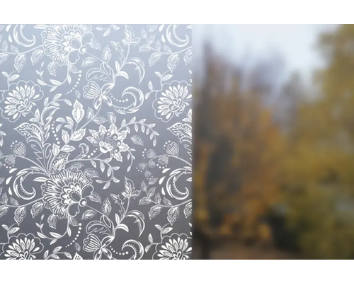 Fensterfolie Venilia Vitrostatic Land 45x150 cm Dekorfolie mit Blumenmuster zur Fensterdekoration